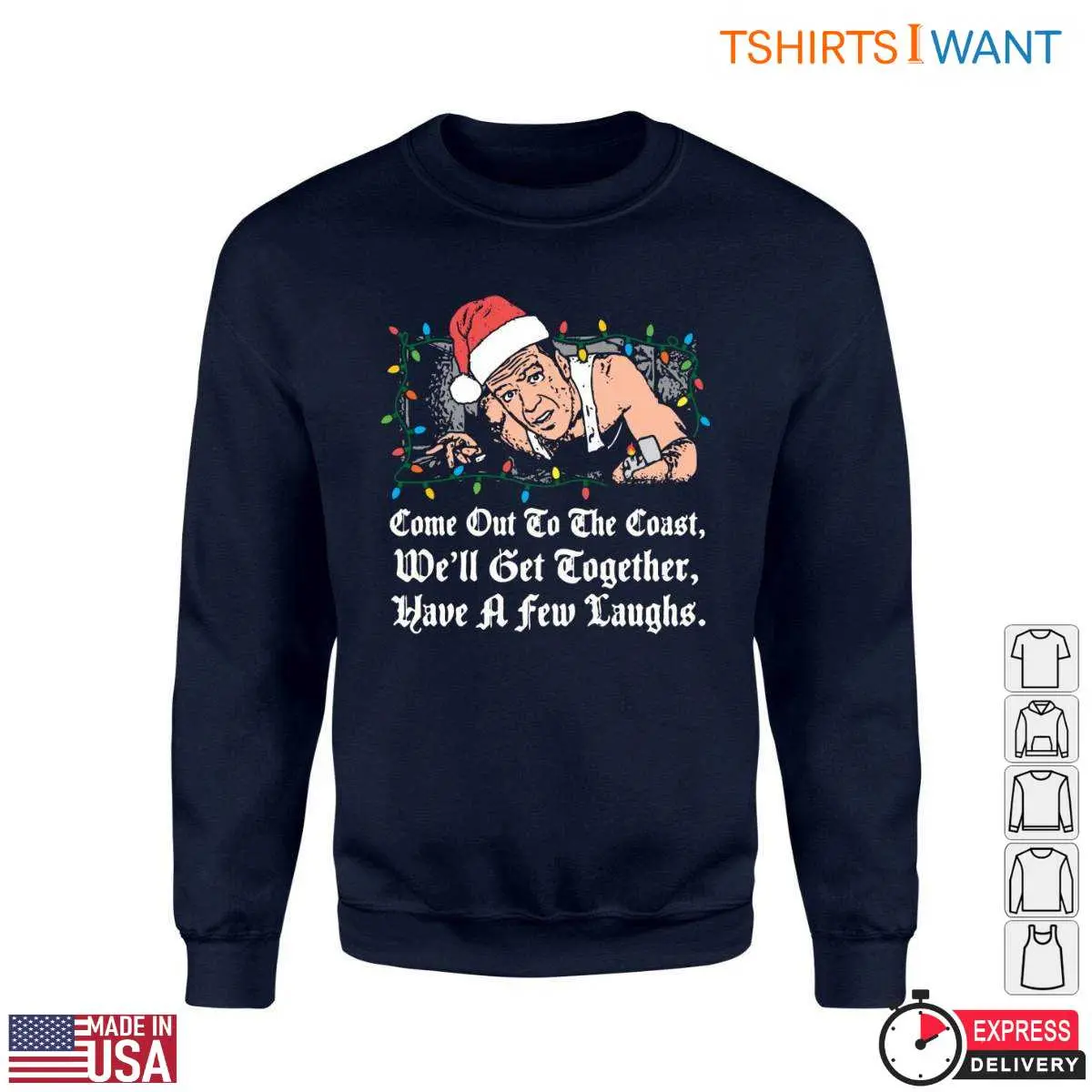 John Mcclane Christmas John Mcclane Christmas T Shirt Come Out to the Coast 5 1.jpg
