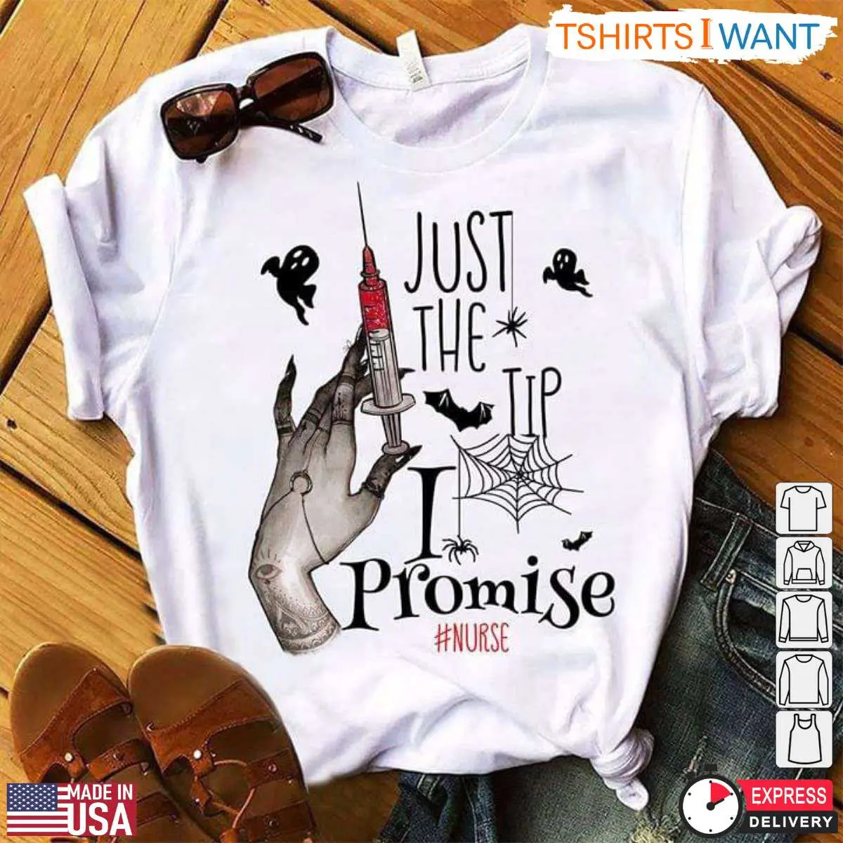 Just The Tip Halloween Nurse T Shirt 1 1.jpg