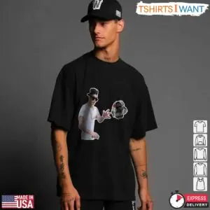 Justin Bieber Throwing Crumpled Newspaper Featuring Sean 'Diddy' Combs T-Shirt 9 Justin Bieber Throwing Crumpled Newspaper Featuring Sean 'Diddy' Combs T Shirt