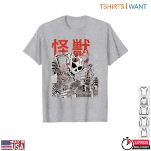 Kaiju Skeleton Urban Monster Japanese T Shirt 1 1.jpg