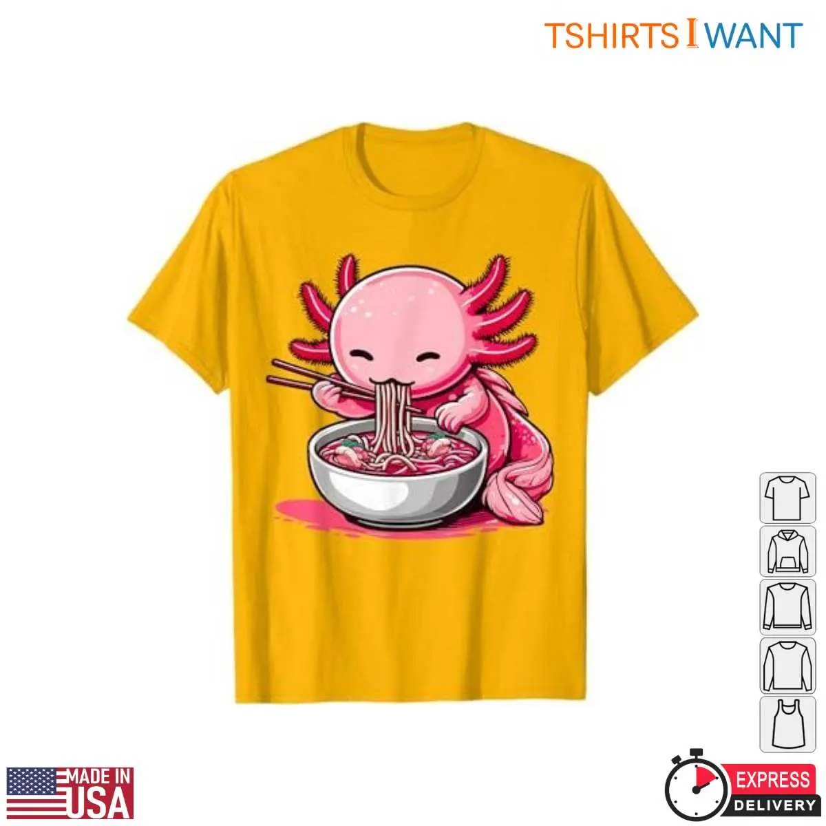 Kawaii Axolotl Ramen Noodles T-Shirt 9 Kawaii Axolotl Ramen Noodles T Shirt 9 1.jpg