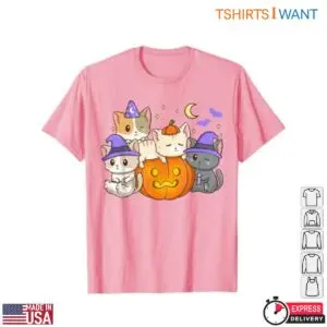 Kawaii Neko Cat Halloween Witch Pumpkin T-Shirt 9 Kawaii Neko Cat Halloween Witch Pumpkin T Shirt 4 1.jpg