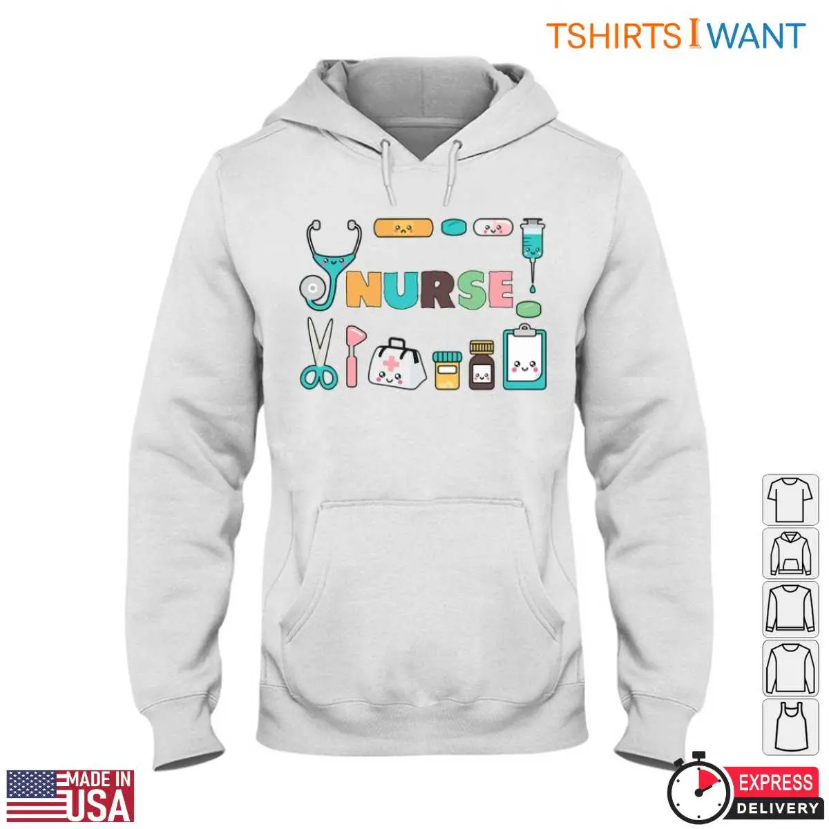 Kawaii Nurse Design Medical Tools Stethoscope Cute Nursing Gift T-Shirt 4 Kawaii Nurse Design Medical Tools Stethoscope Cute Nursing Gift T Shirt 4 1.jpg
