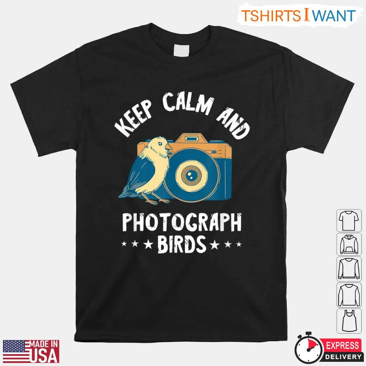 Keep Calm and Photograph Shirt Perfect Gifts for Bird Photographers 1 1.jpg