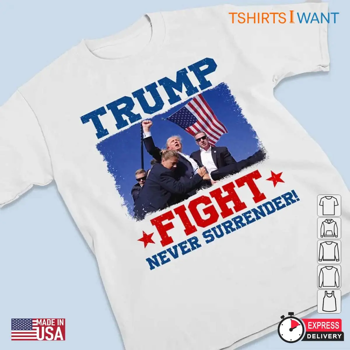 Keep Fighting Till The End Trump Never Surrender Shirt 3 1.jpg
