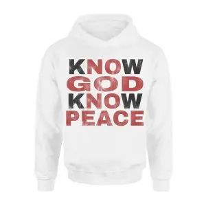 Know God, Know Peace – Christian Faith Bold Typography Graphic Tee 8 Know God Know Peace E28093 Christian Faith Bold Typography Graphic Tee 2.jpg