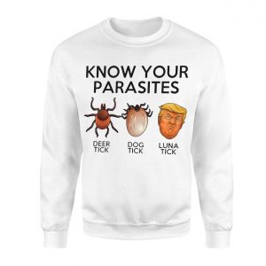 Know Your Parasites T Shirt E28093 Bold Satirical 3.jpg