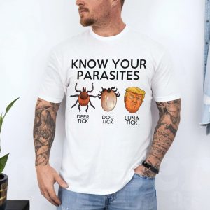 Know Your Parasites T Shirt E28093 Bold Satirical 4.jpg
