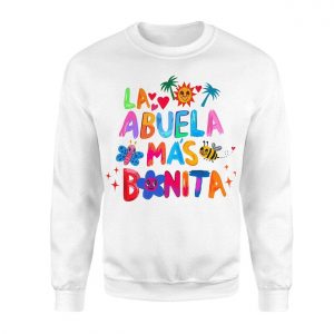 La Abuela Mas Bonita Shirt E28093 Cute Colorful Grandma Graphic Tee 3.jpg