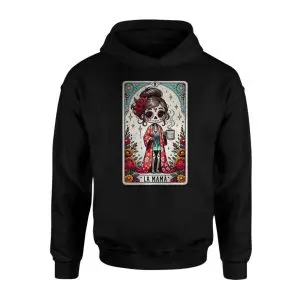 La Mamá Tarot Card T-Shirt Sugar Skull Dia de los Muertos Mom Tee 8 La Mama Tarot Card T Shirt Sugar Skull Dia de los Muertos Mom Tee 2 1.jpg