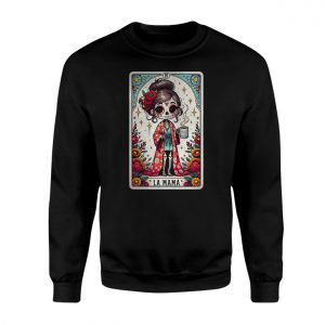 La Mama Tarot Card T Shirt Sugar Skull Dia de los Muertos Mom Tee 3 1.jpg