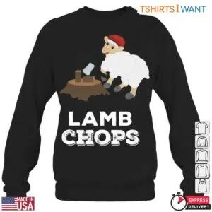 Lamb Chops T-Shirt - Funny Lumberjack Sheep Design Tee 6 Lamb Chops T Shirt Funny Lumberjack Sheep Design Tee 2 1 1.jpg