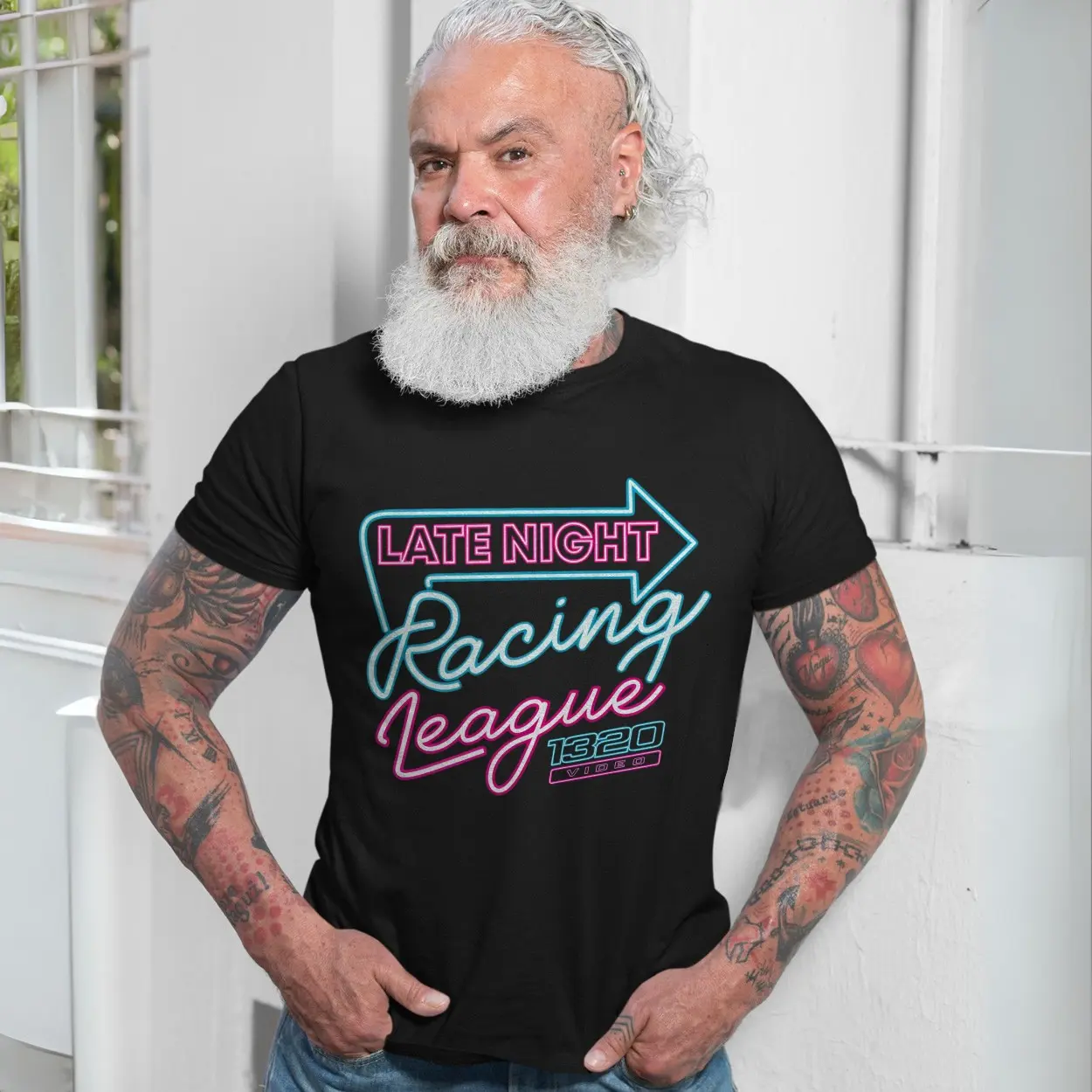 Late Night Racing League 1320 Video Neon Streetwear Tee 7 Late Night Racing League 1320 Video Neon Streetwear Tee 7 1.jpg