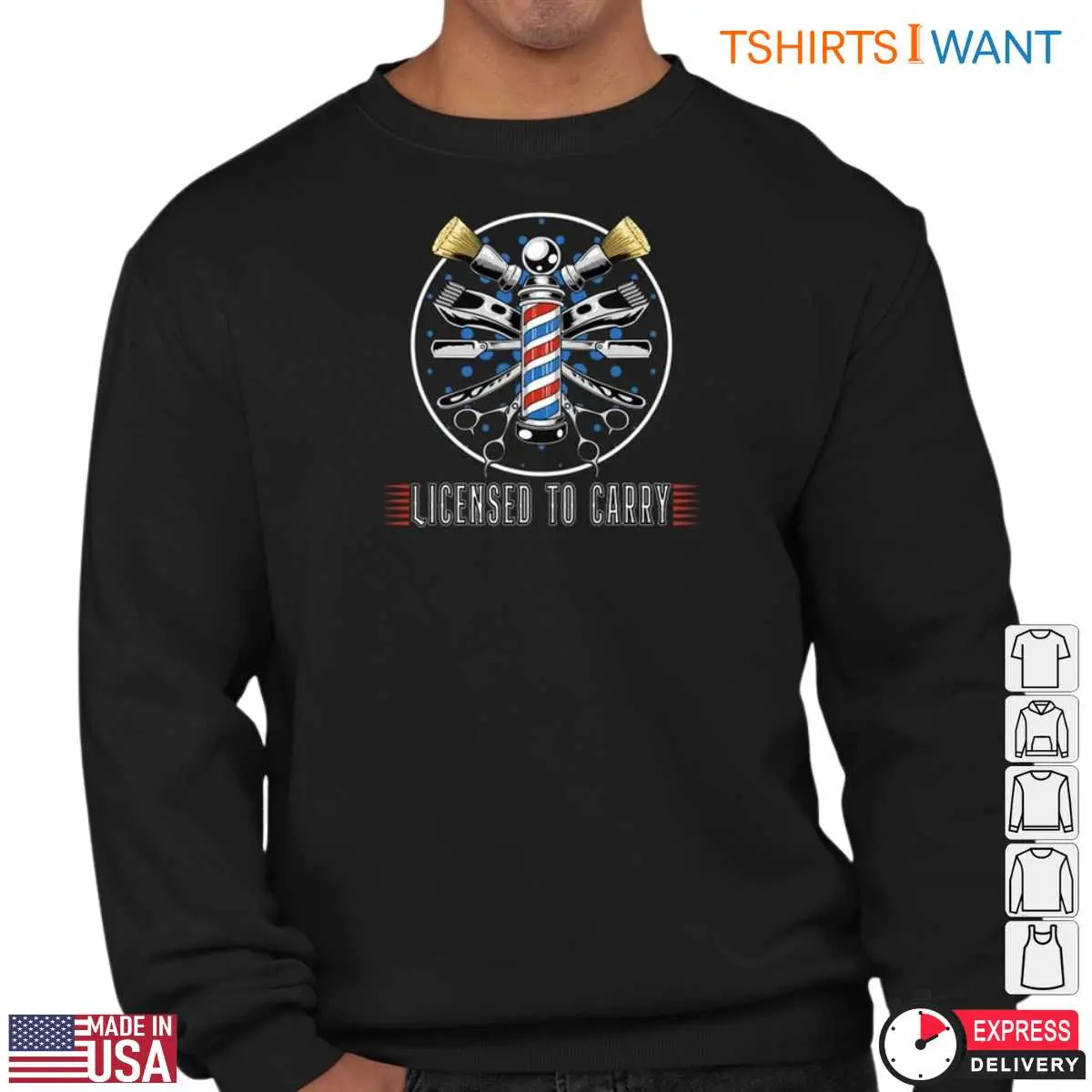 Licensed To Carry Barber Hairdresser Hairstylist Shirt 3 1.jpg