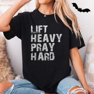 Lift Heavy Pray Hard Gym Workout Fitness Christian T-Shirt 11 Lift Heavy Pray Hard Gym Workout Fitness Christian T Shirt 5 1.jpg