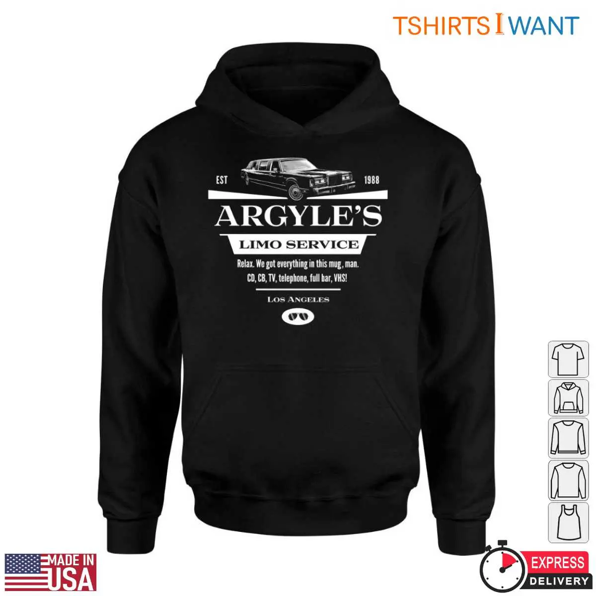 Limo Service T Shirt Argyles 1988 Holiday Classic 4 1.jpg