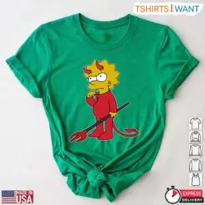 Lisa Simpson Halloween Devil Costume T-Shirt 8 Lisa Simpson Halloween Devil Costume T Shirt 2 1.jpg
