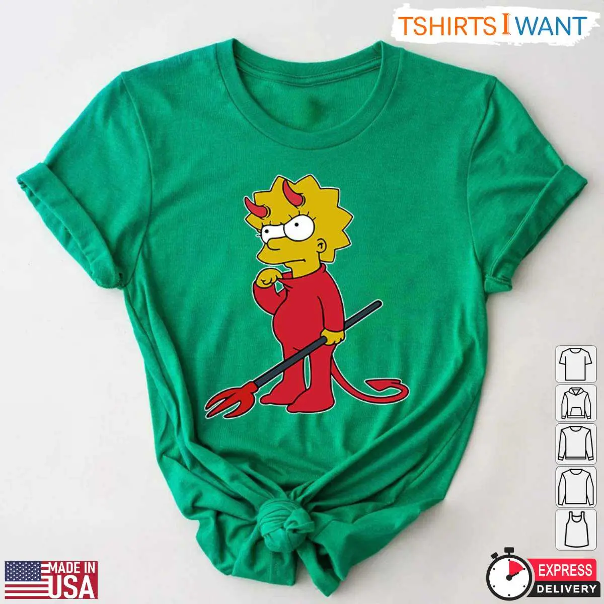 Lisa Simpson Halloween Devil Costume T Shirt 2 1.jpg