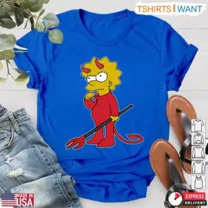 Lisa Simpson Halloween Devil Costume T-Shirt 9 Lisa Simpson Halloween Devil Costume T Shirt 3 1.jpg