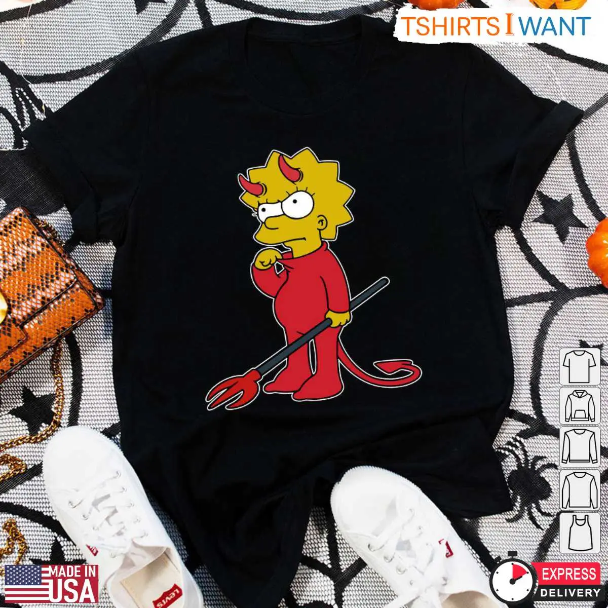 Lisa Simpson Halloween Devil Costume T Shirt 6 1.jpg