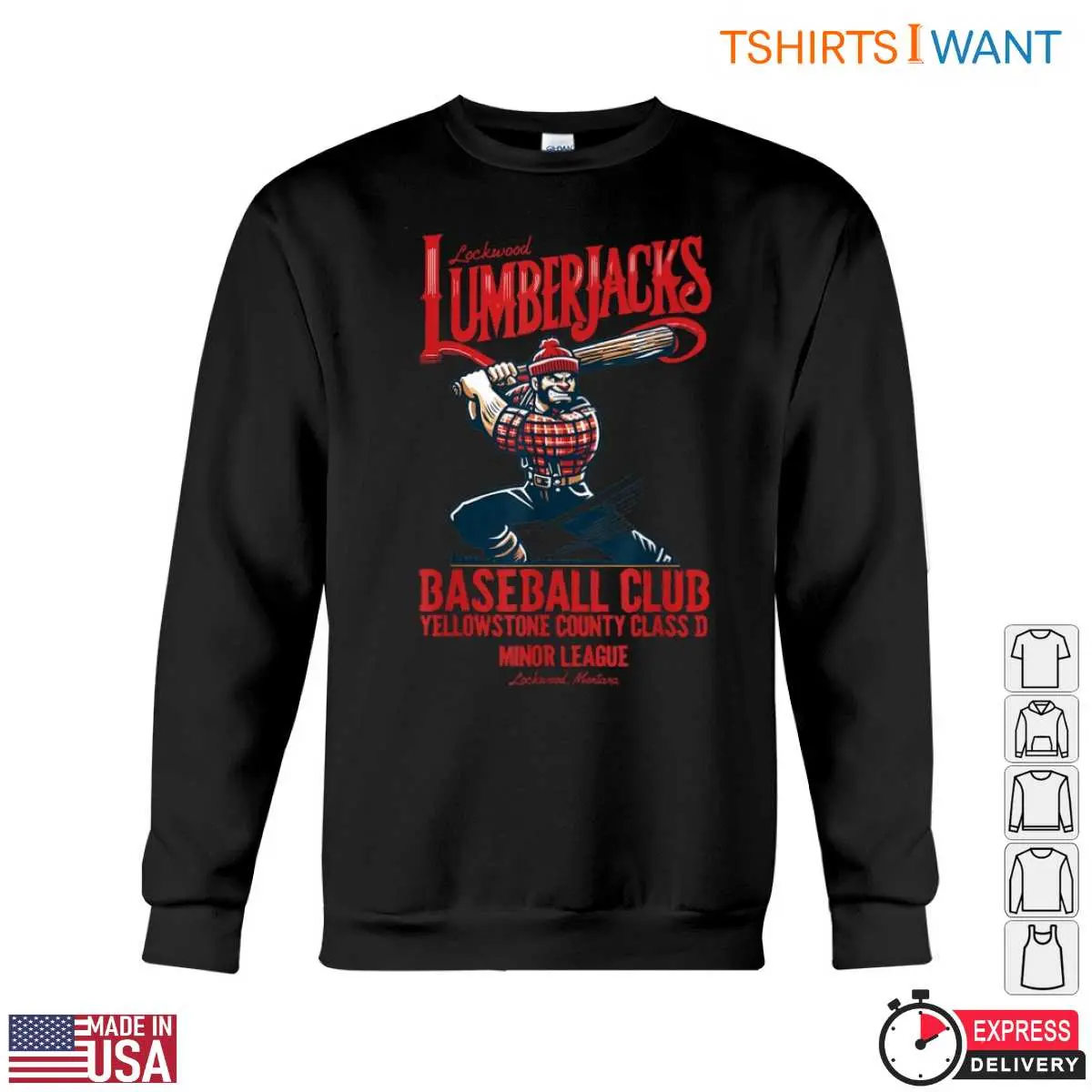 Lockwood Lumberjacks Baseball Club T Shirt Minor League Lumberjack Design 3 1 1.jpg