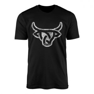 Lost Calf Distressed Western Bull Head Graphic T Shirt 1 1.jpg