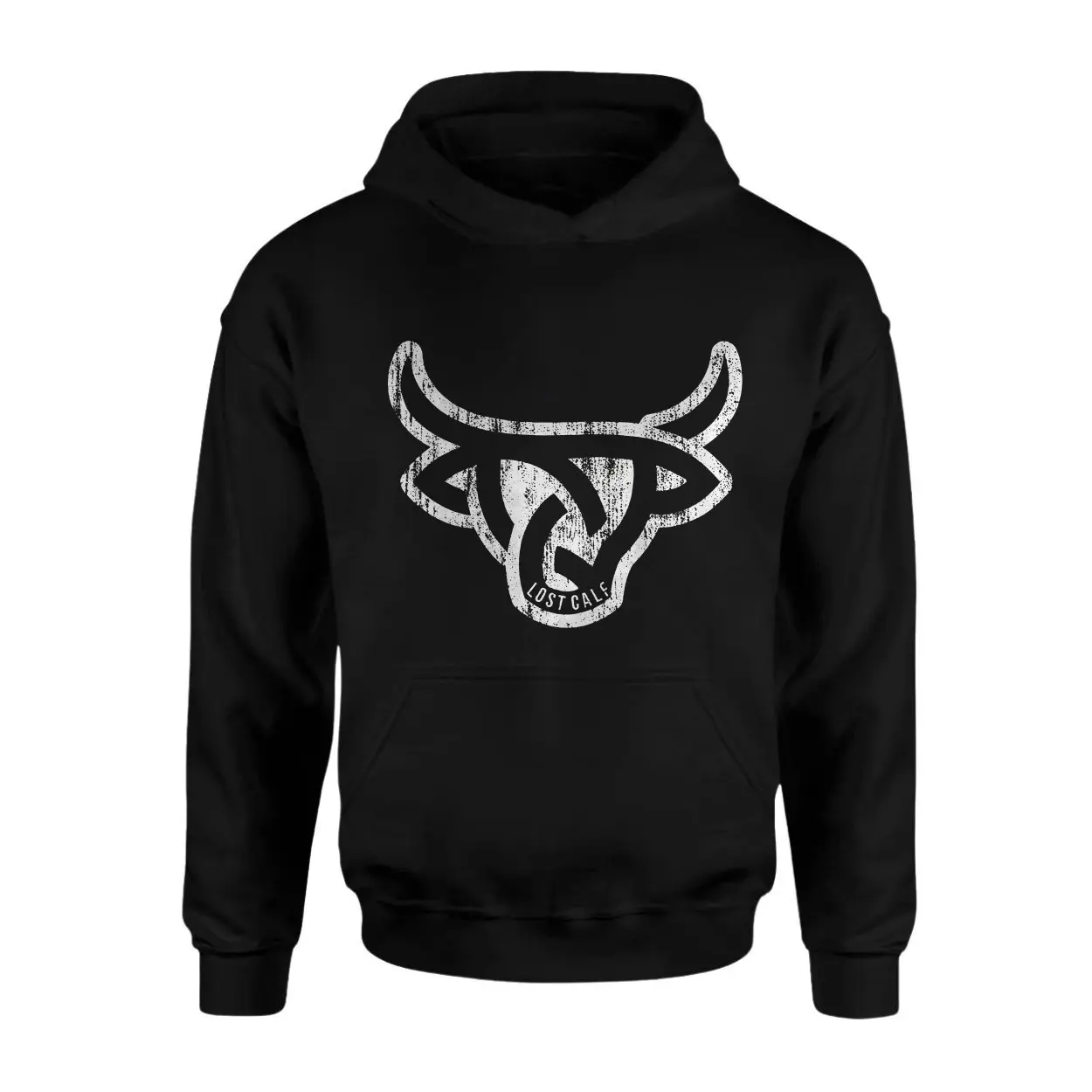 Lost Calf Distressed Western Bull Head Graphic T Shirt 2 1.jpg