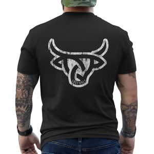 Lost Calf Distressed Western Bull Head Graphic T Shirt 6 1.jpg