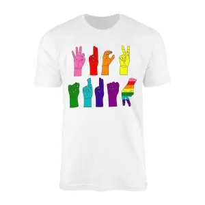 Love Is Love ASL Pride T Shirt E28093 Rainbow Sign Language Hands 1.jpg