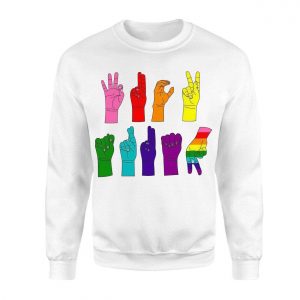 Love Is Love ASL Pride T Shirt E28093 Rainbow Sign Language Hands 3.jpg