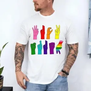Love Is Love ASL Pride T-Shirt – Rainbow Sign Language Hands 10 Love Is Love ASL Pride T Shirt E28093 Rainbow Sign Language Hands 4.jpg