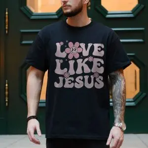 Love Like Jesus T-Shirt Retro Groovy Christian Apparel 10 Love Like Jesus T Shirt Retro Groovy Christian Apparel 4 1.jpg