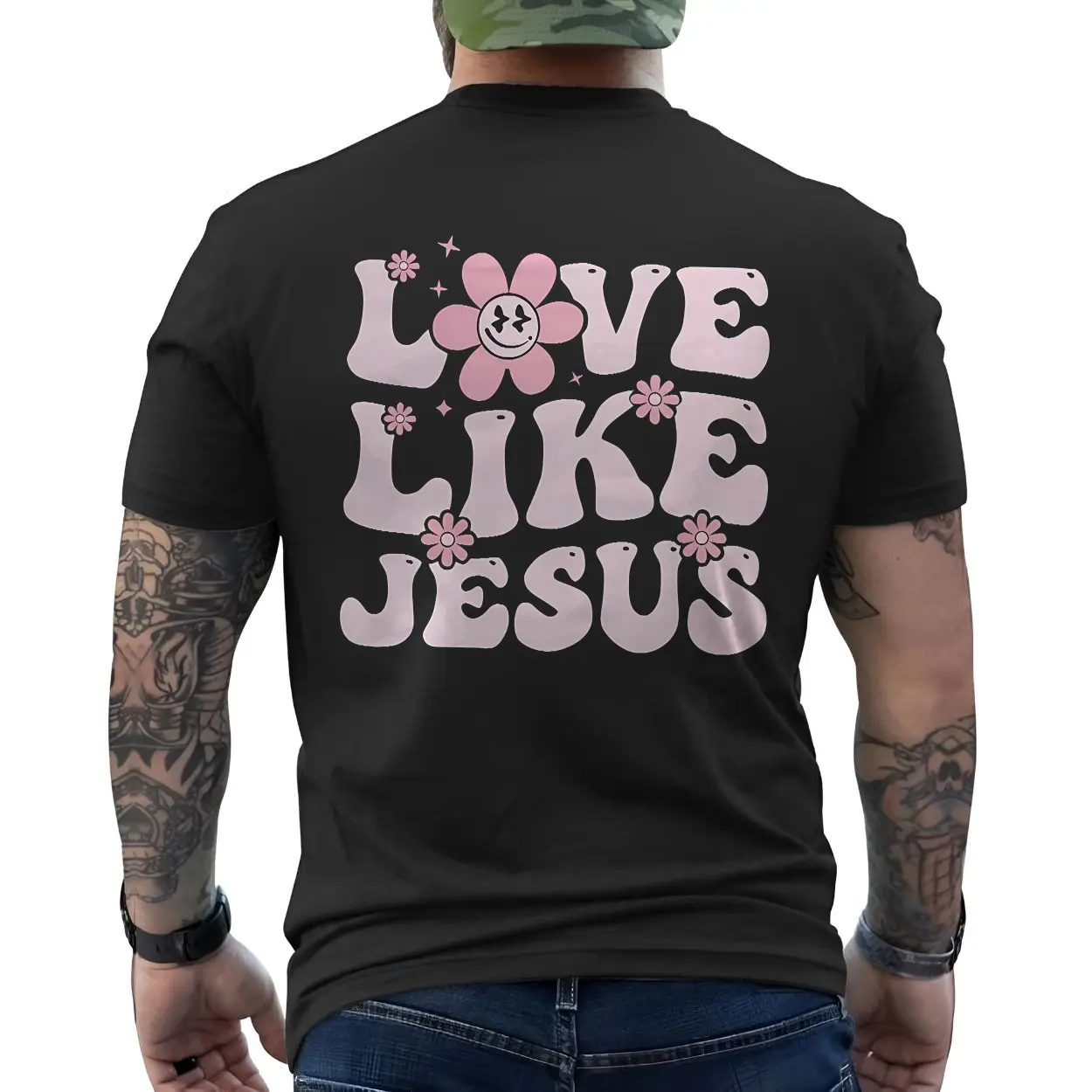 Love Like Jesus T-Shirt Retro Groovy Christian Apparel 6 Love Like Jesus T Shirt Retro Groovy Christian Apparel 6 1.jpg