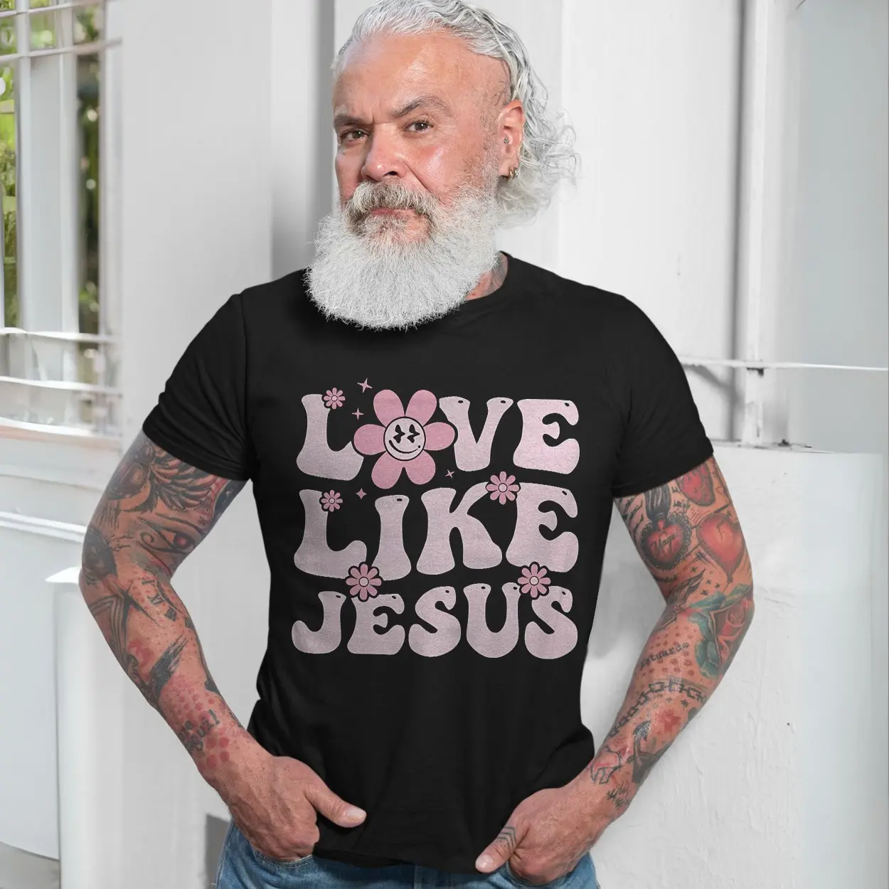 Love Like Jesus T-Shirt Retro Groovy Christian Apparel 7 Love Like Jesus T Shirt Retro Groovy Christian Apparel 7 1.jpg