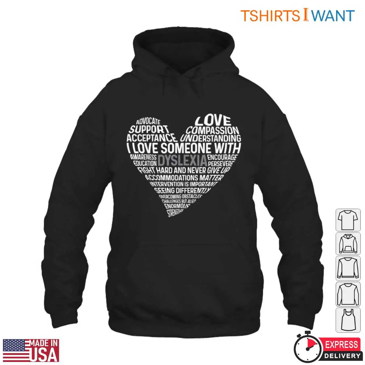Love Support Compassion Dyslexia Heart T Shirt E28093 Teacher Appreciation 4.jpg