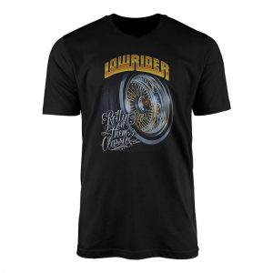 Lowrider Classic Car Wheel Chicano Style Graphic T Shirt 1 1.jpg
