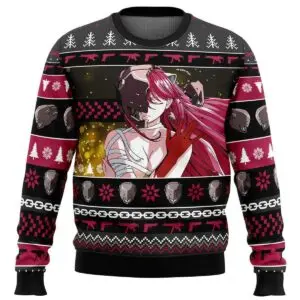 Lucy Elfen Lied Christmas Sweater: Diclonius Holiday 3 Lucy Elfen Lied Christmas Sweater Diclonius Holiday 2 1.jpg