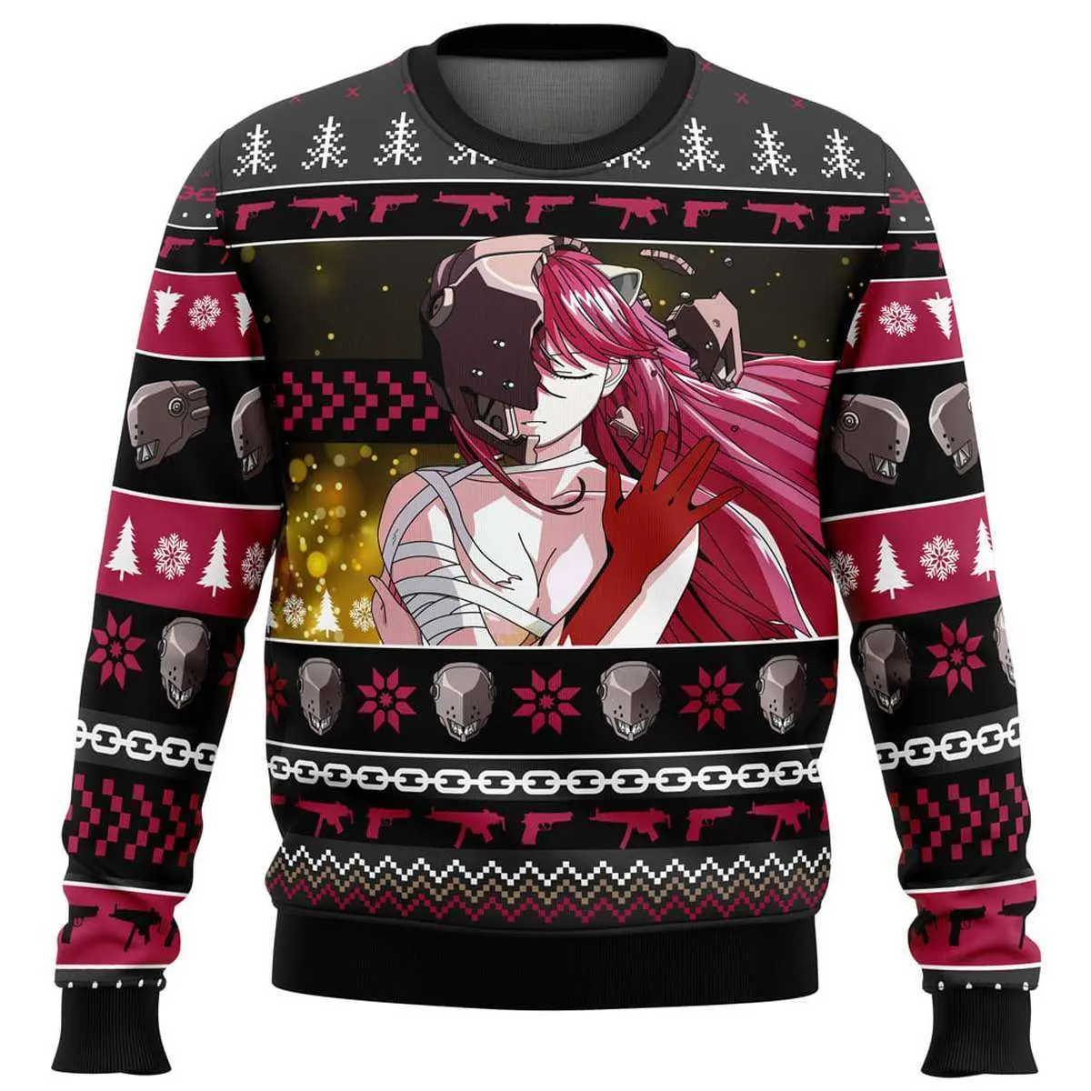 Lucy Elfen Lied Christmas Sweater: Diclonius Holiday 2 Lucy Elfen Lied Christmas Sweater Diclonius Holiday 2 1.jpg