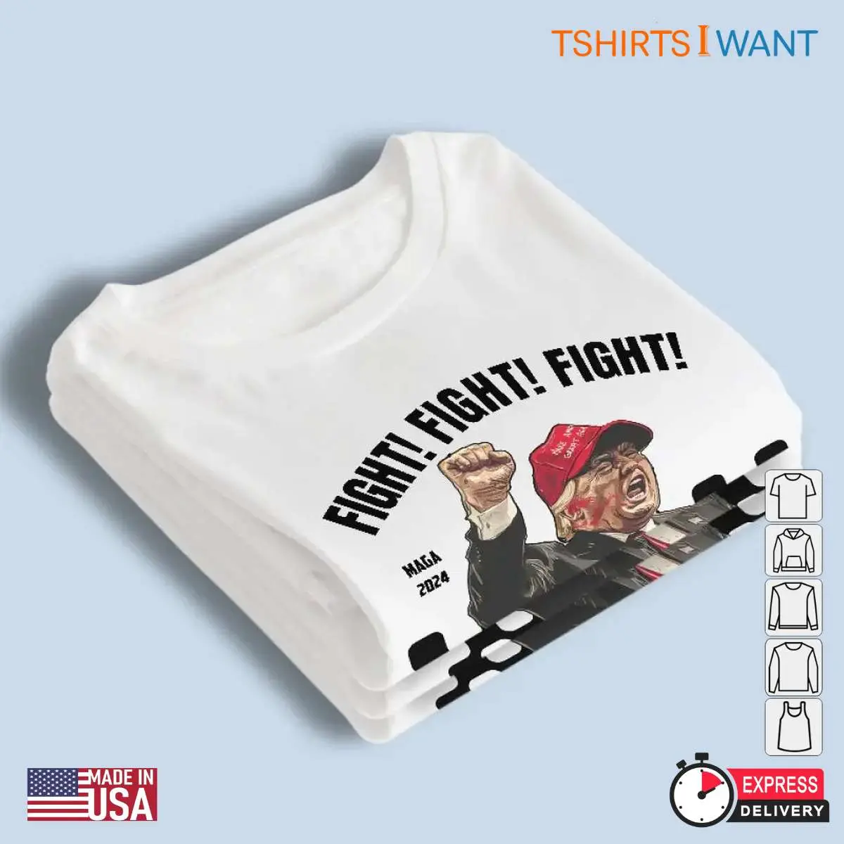MAGA 2024 Nothing Will Stop Me Fight Trump Shirt 4 1.jpg