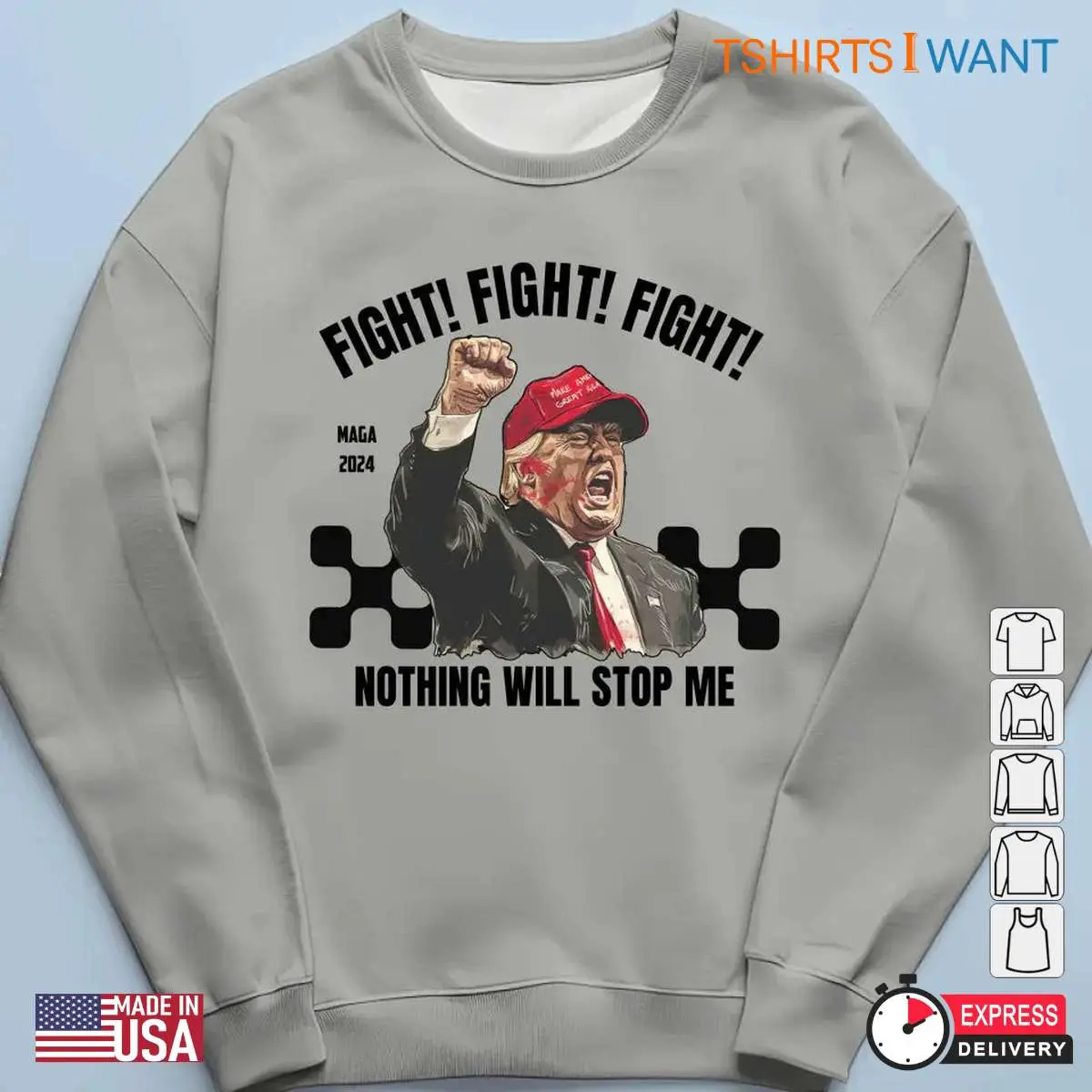MAGA 2024 Nothing Will Stop Me Fight Trump Shirt 6 1.jpg
