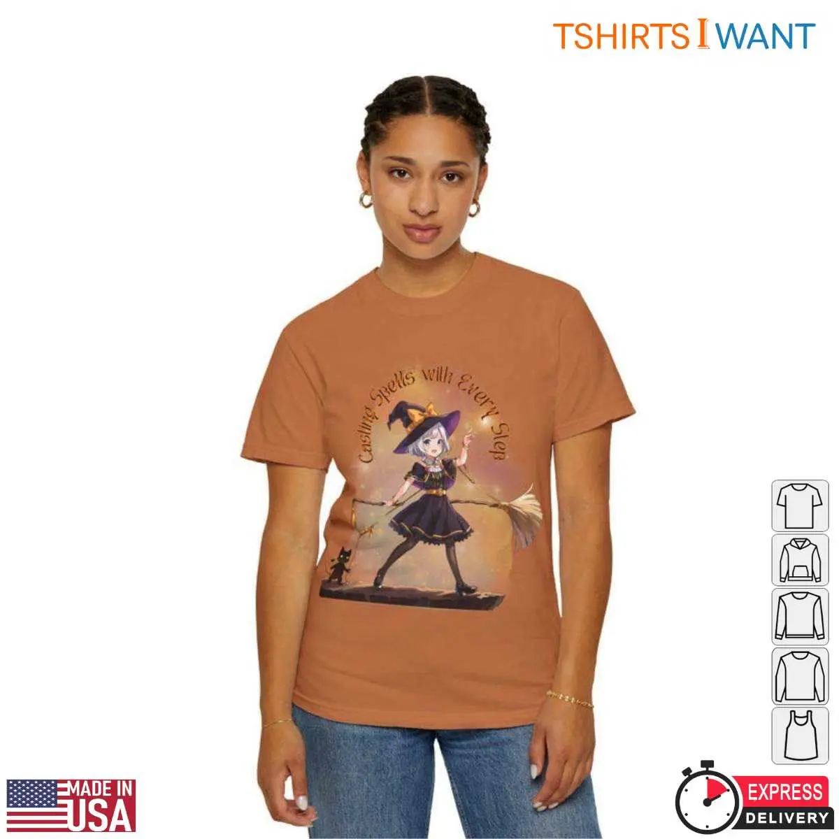 Magical Girl Anime Witch Cat Halloween T-Shirt 1 Magical Girl Anime Witch Cat Halloween T Shirt 1 1.jpg
