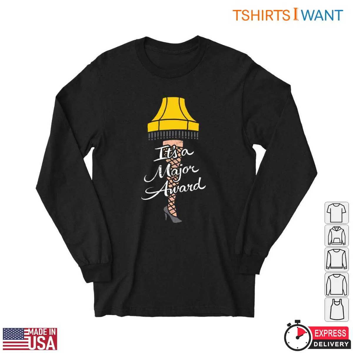 Major Award Lamp Design T-Shirt - 'It's A Major Award' Quote Tee 4 Major Award Lamp T Shirt Its A Major Award Quote 4 1.jpg