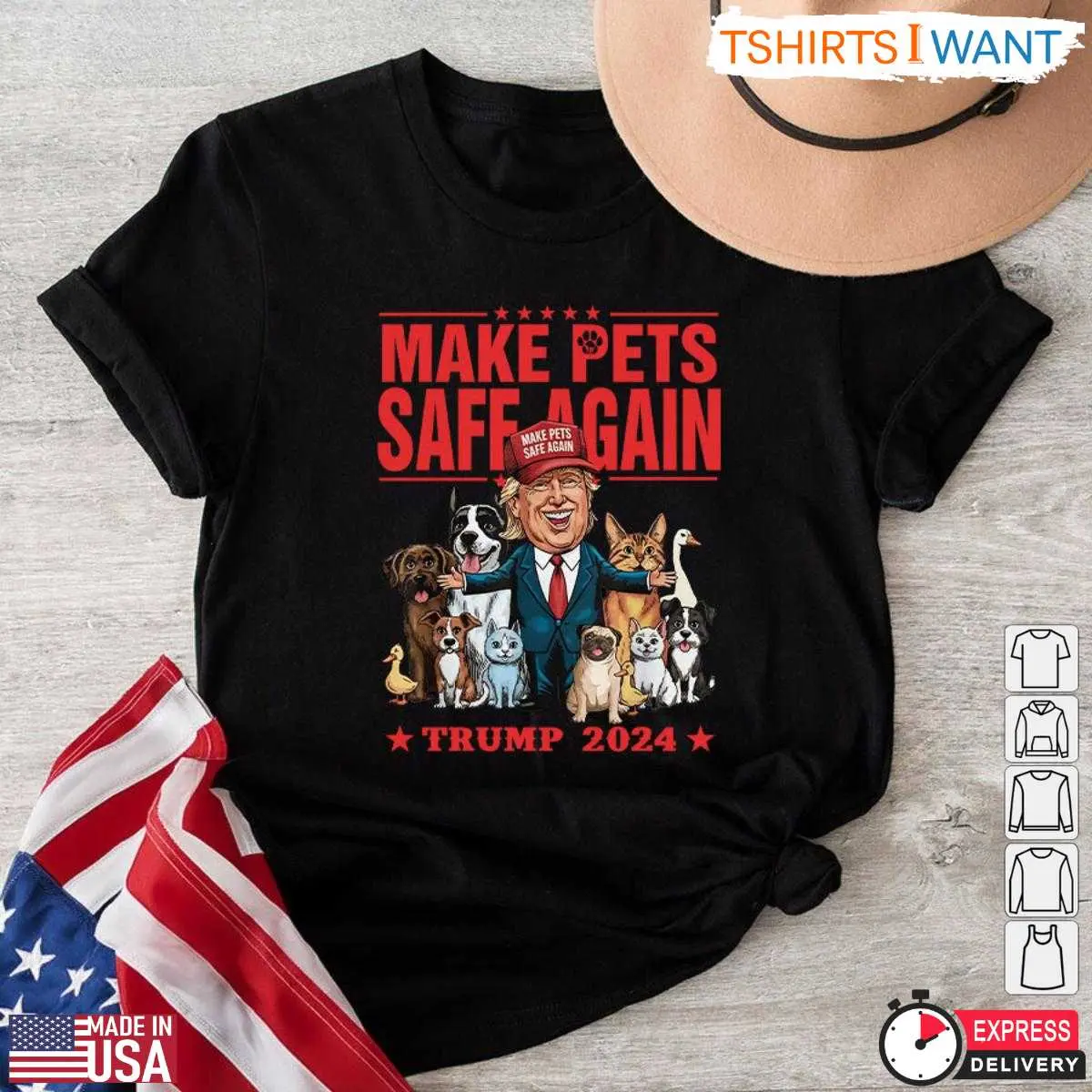 Make Pets Safe Again Trump T Shirt Funny Pet Political Tee 1 1.jpg