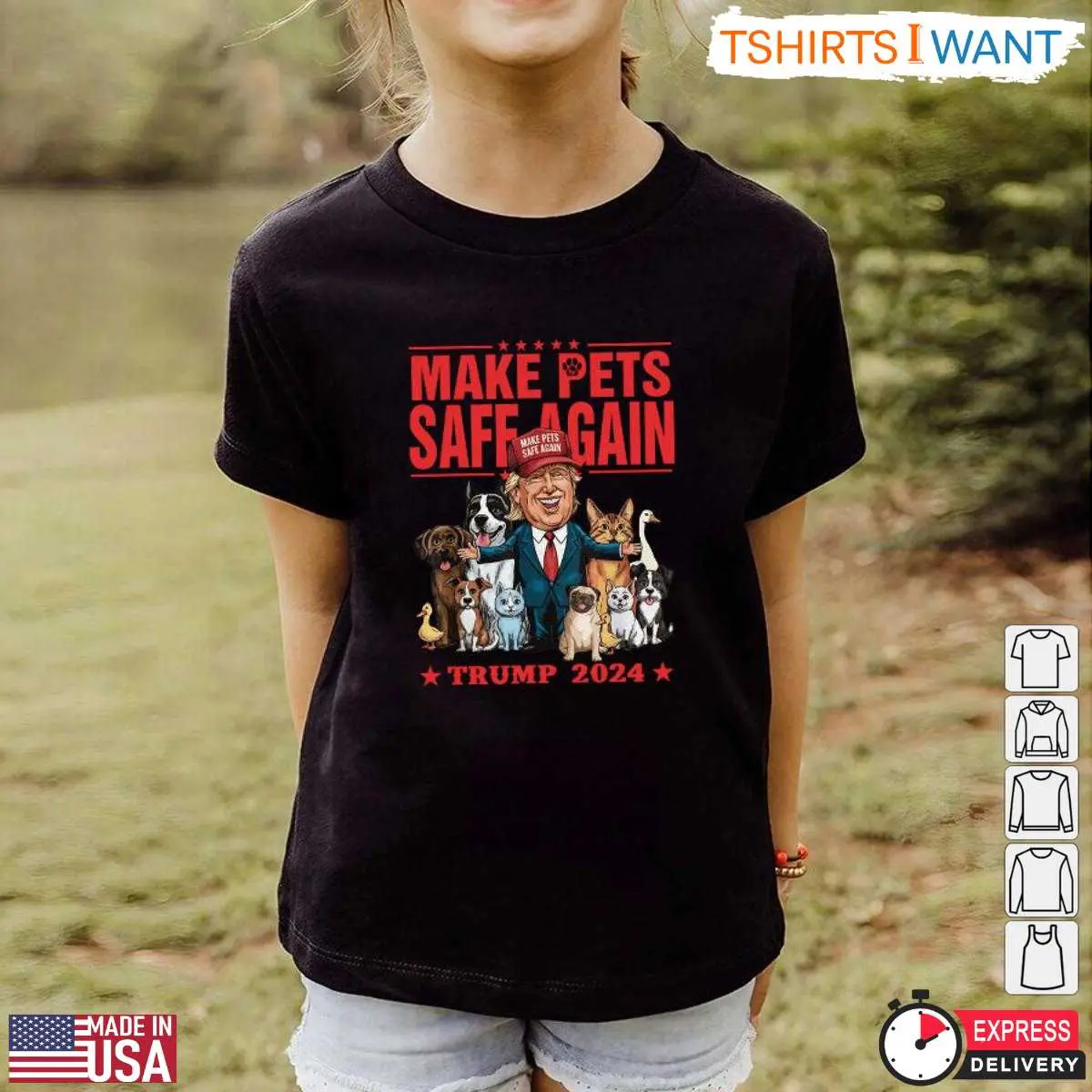 Make Pets Safe Again Trump T Shirt Funny Pet Political Tee 4 1.jpg
