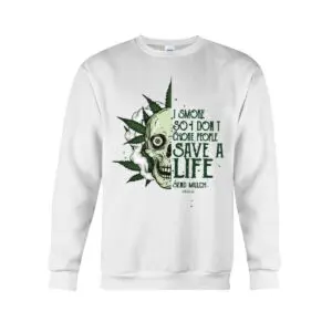 Funny Cannabis Shirts With Cool Skull Designs, Gift for Cigar Smokers 7 Marijuana Shirts with Cool Skull Designs Funny Cannabis Shirts Perfect Gift for Cigar Smokers 2