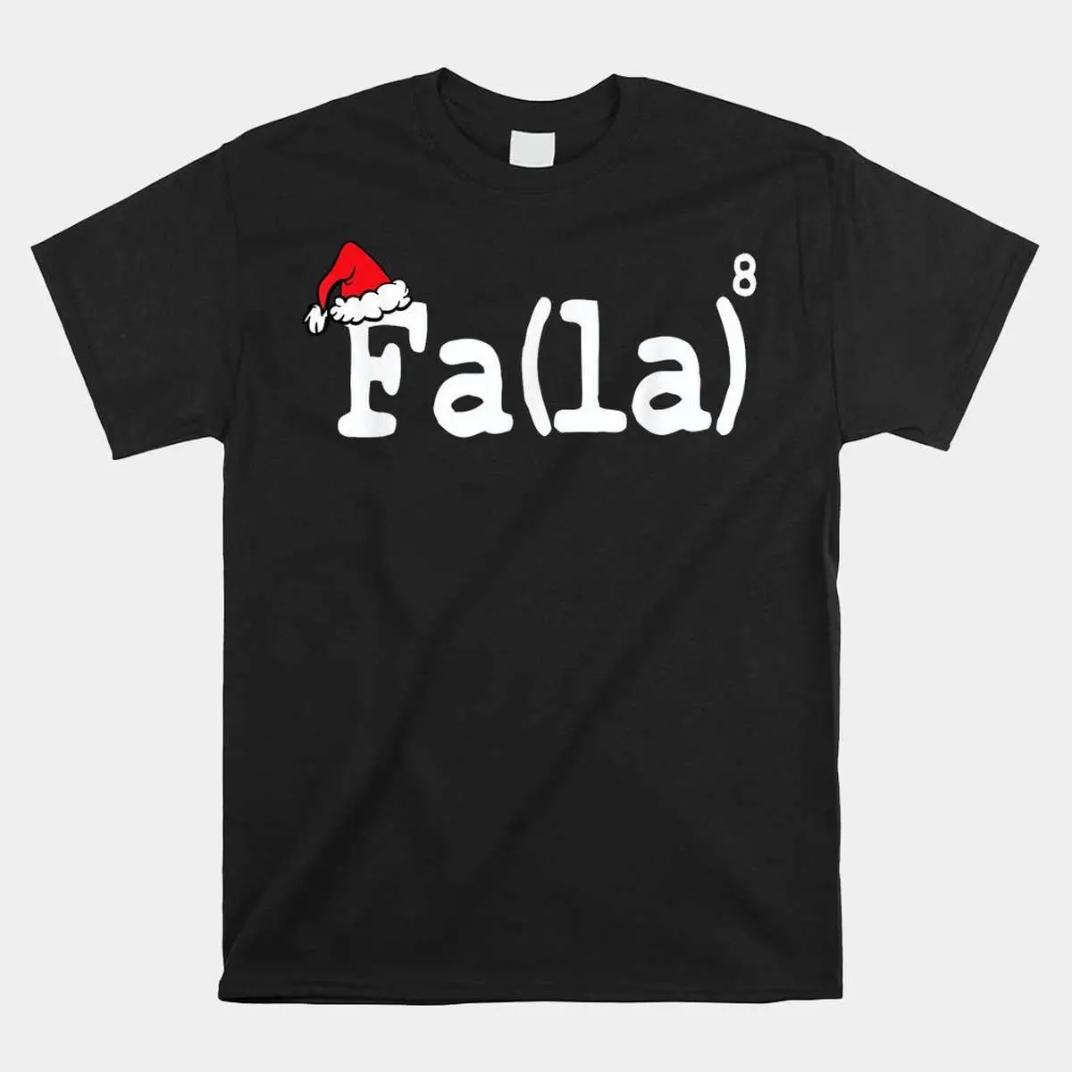 Math Christmas Shirt - Cute Fa La La La La Funny Equation Design 10 Math Christmas Shirt Fa La La Equation 1