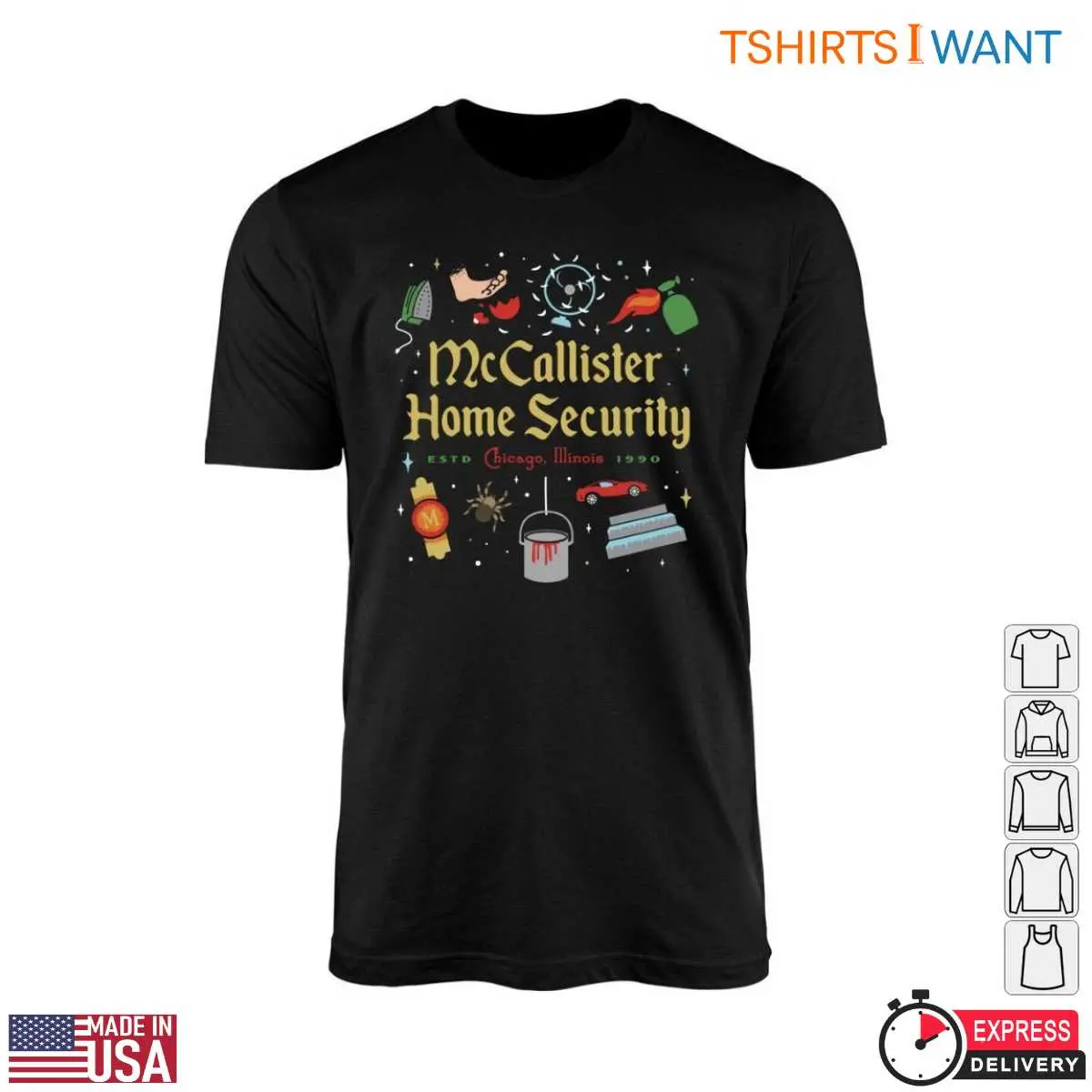 McCallister Home Alone T Shirt E28093 Iconic Movie Scenes Illustrated 1.jpg
