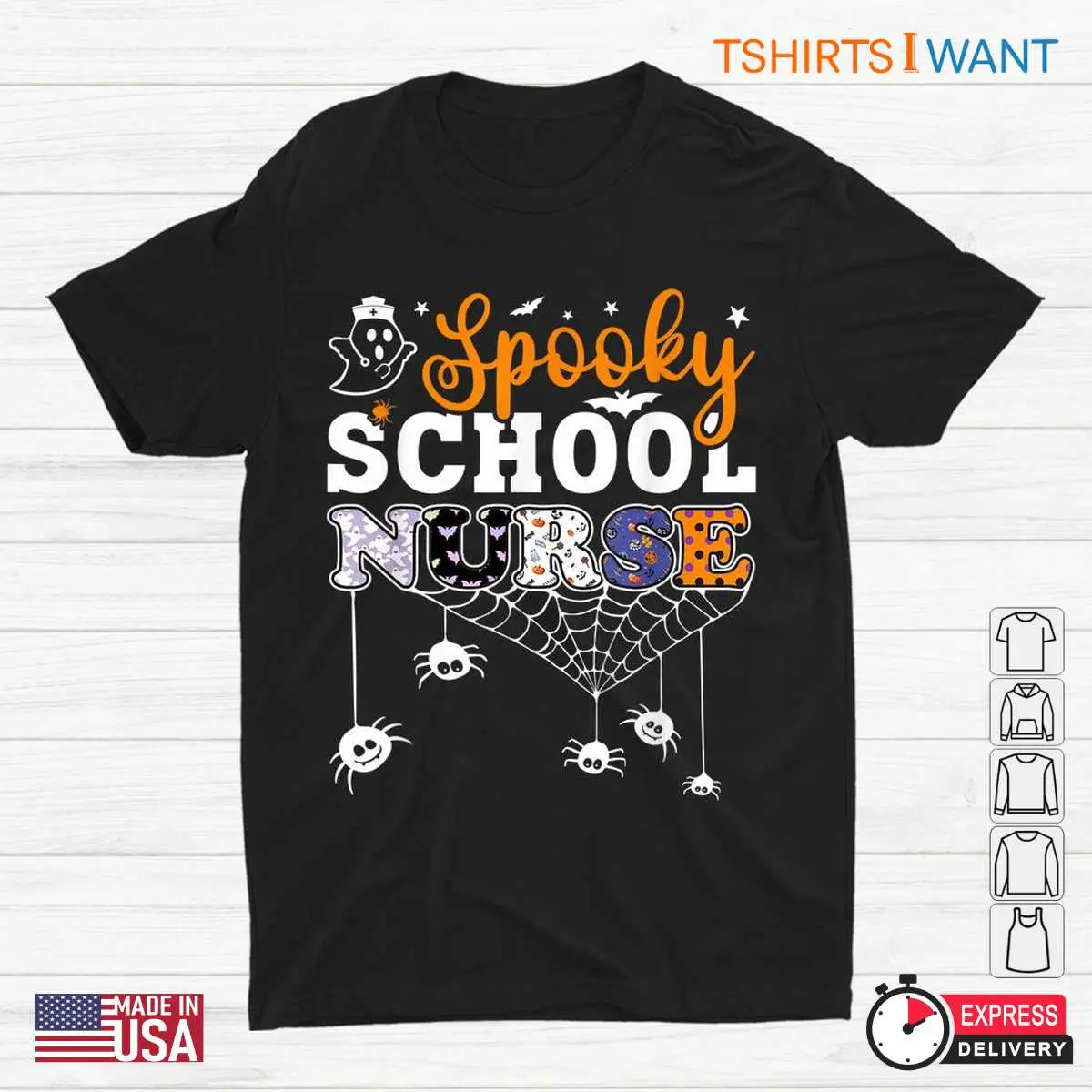 Medical Halloween Shirts Spooky School Nurse Tee 1 1.jpg