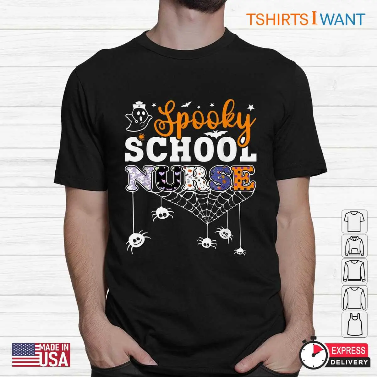 Medical Halloween Shirts Spooky School Nurse Tee 2 1.jpg