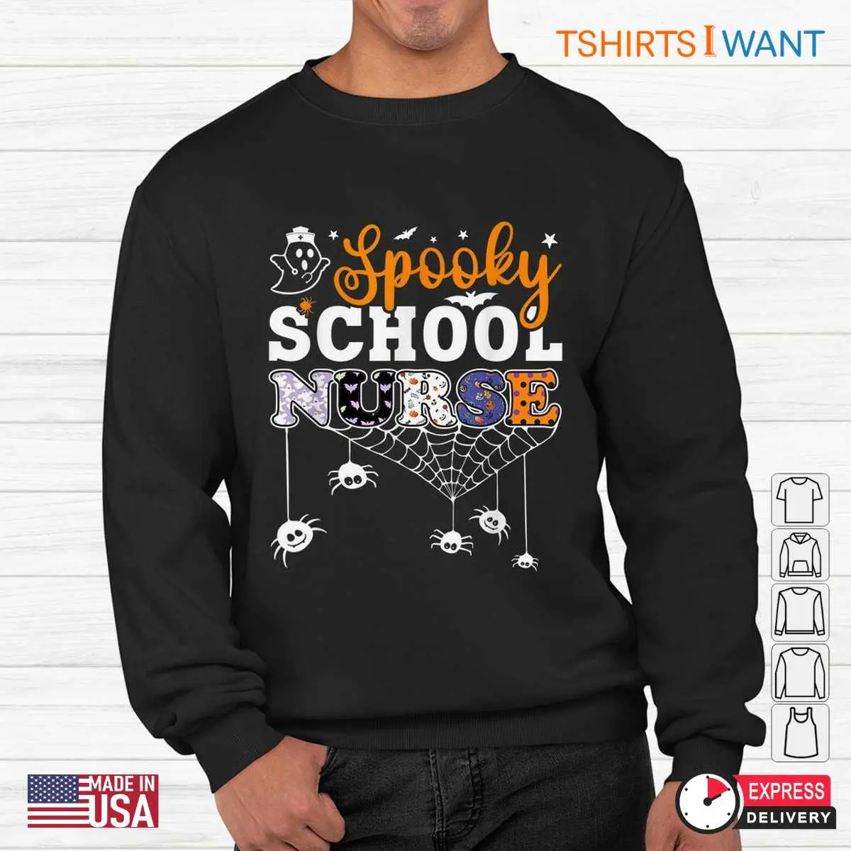 Medical Halloween Shirts Spooky School Nurse Tee 3 1.jpg